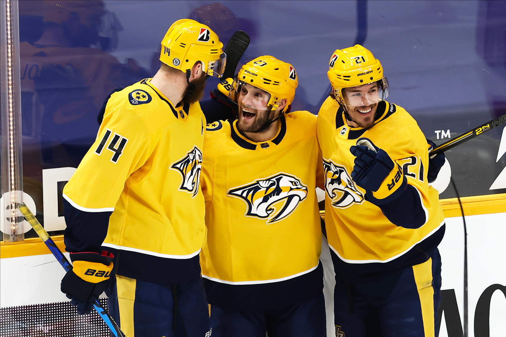 Grimaldi’s career game keeps Predators red hot